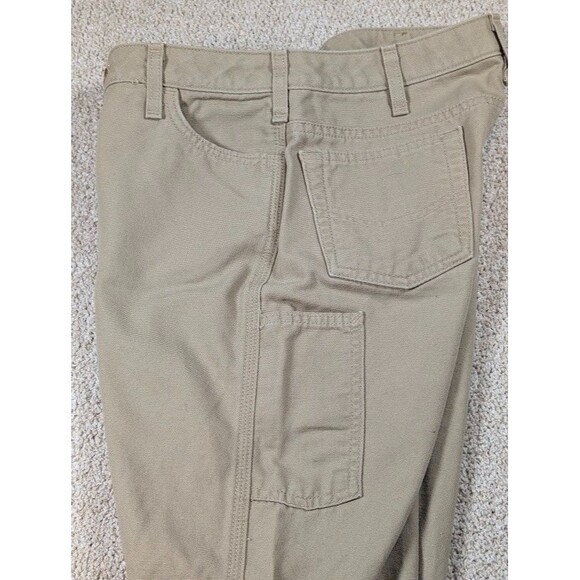 Carhartt FR Loose Fit Utility Work Pants 29x29 Flame Resistant Canvas Khaki - Picture 4 of 11